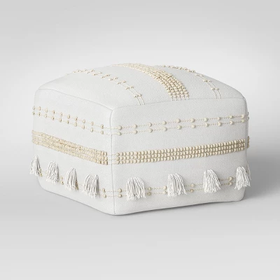 Lory Pouf Textured White - Opalhouse™ 2 Lory Pouf Textured White - Opalhouse™ - Image 2