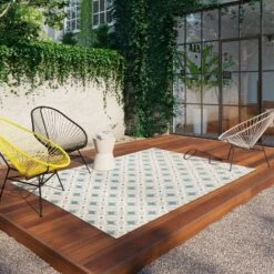 5' X 7' Quatrefoil Outdoor Rug Aqua - Opalhouse™ -Home design GUEST 1fa6f091 beb1 4fd7 b842 dadda40efd4a