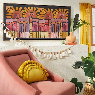 24" X 48" Many Suns Framed Canvas - Opalhouse™ Designed With Jungalow™ 1 24" X 48" Many Suns Framed Canvas - Opalhouse™ Designed With Jungalow™