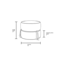 Olivia Round Pouf Rust - Opalhouse™ Designed With Jungalow™ -Home design GUEST 2dec2442 055a 49e6 a91f e3a92174e078