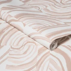 Agate Stone Peel & Stick Wallpaper Cream - Opalhouse™: Removable, Self-Adhesive, Geometric Swirl, 27.5 Sq Ft Coverage -Home design GUEST 3c2b49a6 710f 42fe 873f 9817c5974d84