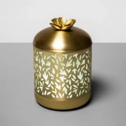 200ml Metal Flower Cutout Color-Changing Oil Diffuser Gold - Opalhouse™ -Home design GUEST 44e22fef b752 428e ae3a 4df4cea219ac