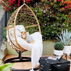 Britanna Patio Hanging Egg Chair - Natural - Opalhouse™ -Home design GUEST 4b072736 06c1 4fa1 8662 422f2020ef23