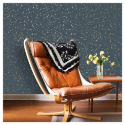 Celestial Peel & Stick Wallpaper Navy/Gold - Opalhouse™: Removable Vinyl, Self-Adhesive, Stain-Resistant, 27.5 Sq Ft Coverage -Home design GUEST 4c1ead4d 934f 4d0f 884f e1ad59720c31