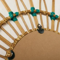 30" Dia Rattan Mirror With Cotton Cord - Opalhouse™ Designed With Jungalow™ -Home design GUEST 609e683e 9806 4ac4 8a85 94ad2e7f6e22