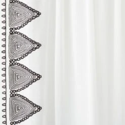 1pc Light Filtering Diamond Border Window Curtain Panel White - Opalhouse™ Designed With Jungalow™ -Home design GUEST 6a1227ec a22c 4a58 b5cd ea3e9bda3f45