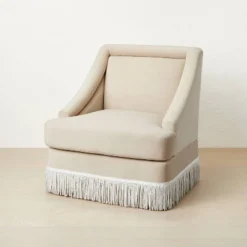 Alberhill Velvet Accent Chair With Fringe - Opalhouse™ Designed With Jungalow™ -Home design GUEST 6a2c8665 b5eb 4e71 9163 3f7b29c4d6c7