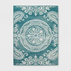 Vintage Medallion Outdoor Rug Turquoise - Opalhouse -Home design GUEST 6c0eb72d 44c2 4f9e 87fc 5063aebde8d8