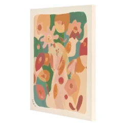 24" X 30" Floral Abstract Unframed Wall Canvas Green - Opalhouse™ Designed With Jungalow™ -Home design GUEST 763f5edd e763 4bb2 a39f c3a8477b8552
