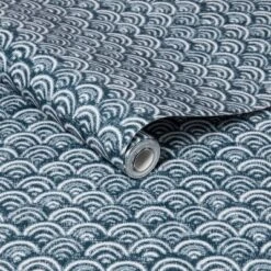 Rainbow Scallops Peel & Stick Wallpaper Blue/White - Opalhouse™: Removable, Temporary, Vinyl, Kitchen Decor -Home design GUEST 8c5b1176 50f0 42b5 bbf1 0f0112ec1444