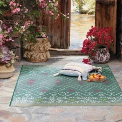 5' X 7' Outdoor Rug Global Aqua - Opalhouse™ 5 5' X 7' Outdoor Rug Global Aqua - Opalhouse™ -Home design GUEST 936c44a1 952b 47a4 8745 a9387e952bdc