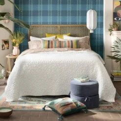 Diskus Plaid Peel And Stick Wallpaper Blue - Opalhouse™ Designed With Jungalow™ -Home design GUEST c3cb3514 8935 4a5e 9a9a 45911d0e6851