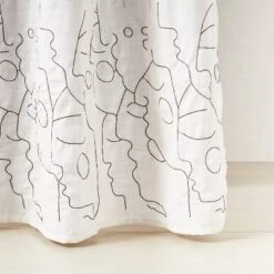 In This Together Shower Curtain White - Opalhouse™ Designed With Jungalow™ -Home design GUEST d2a7877a d4db 4b9e ad97 8fecab59e560