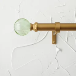 Faux Jade Ball Curtain Rod Brass - Opalhouse™ Designed With Jungalow™ -Home design GUEST d7507ef0 fa5a 4b13 920f 0c72746f2e61
