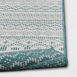 5' X 7' Tapestry Woven Outdoor Rug Aqua - Opalhouse™ -Home design GUEST d89b2b6c 34c5 4db7 b760 30af76ec6a4a