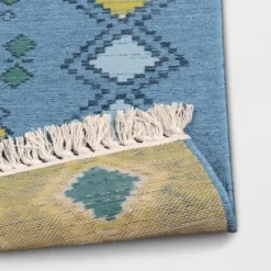 7'x10' Bright Moroccan Rectangular Woven Outdoor Area Rug Indigo - Opalhouse™ -Home design GUEST f1512d73 cd59 4071 a29a efd457754733