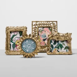 4" X 4" Cast Sunburst Frame Gold - Opalhouse™ -Home design GUEST fd37b239 5c24 4dd7 9ffd e03c865a7260